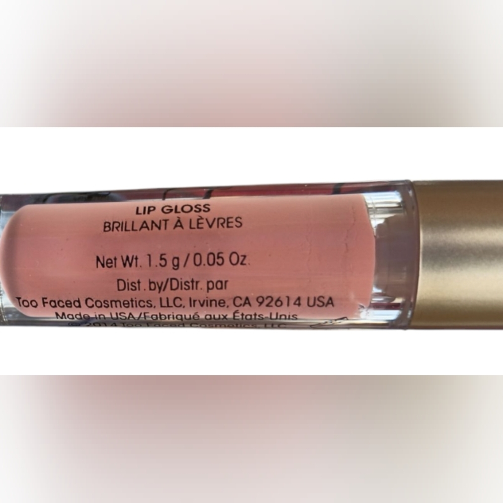 Too Faced Lip Gloss Naked Dolly Purse/Travel Size - Picture 2 of 3